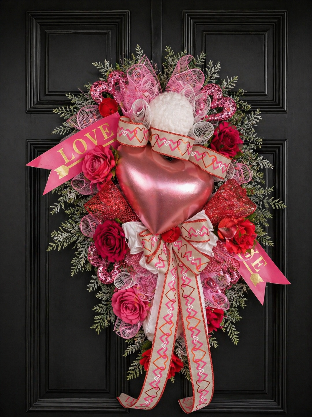 Valentine wreath