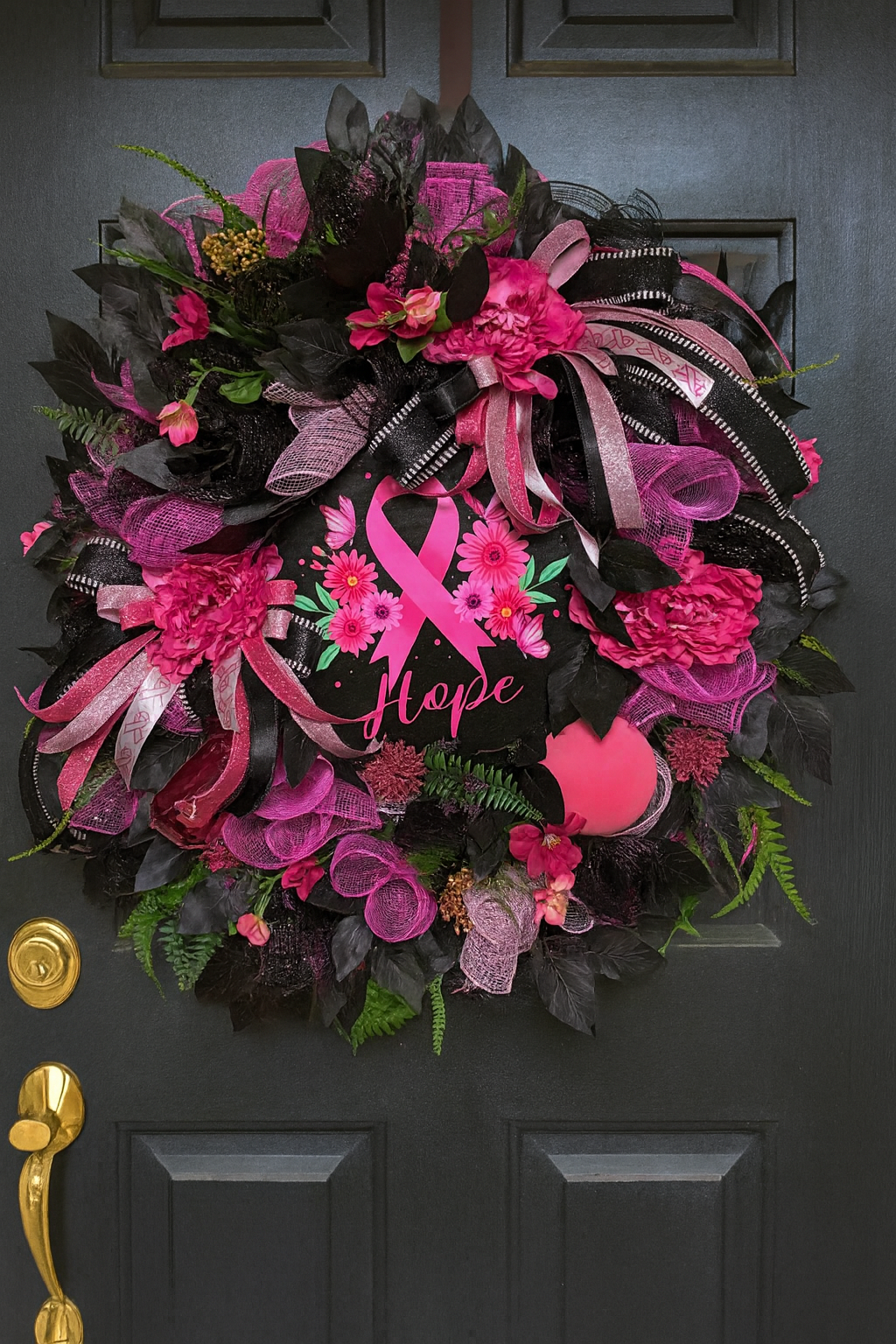 Breast Cancer Awareness Wreaths