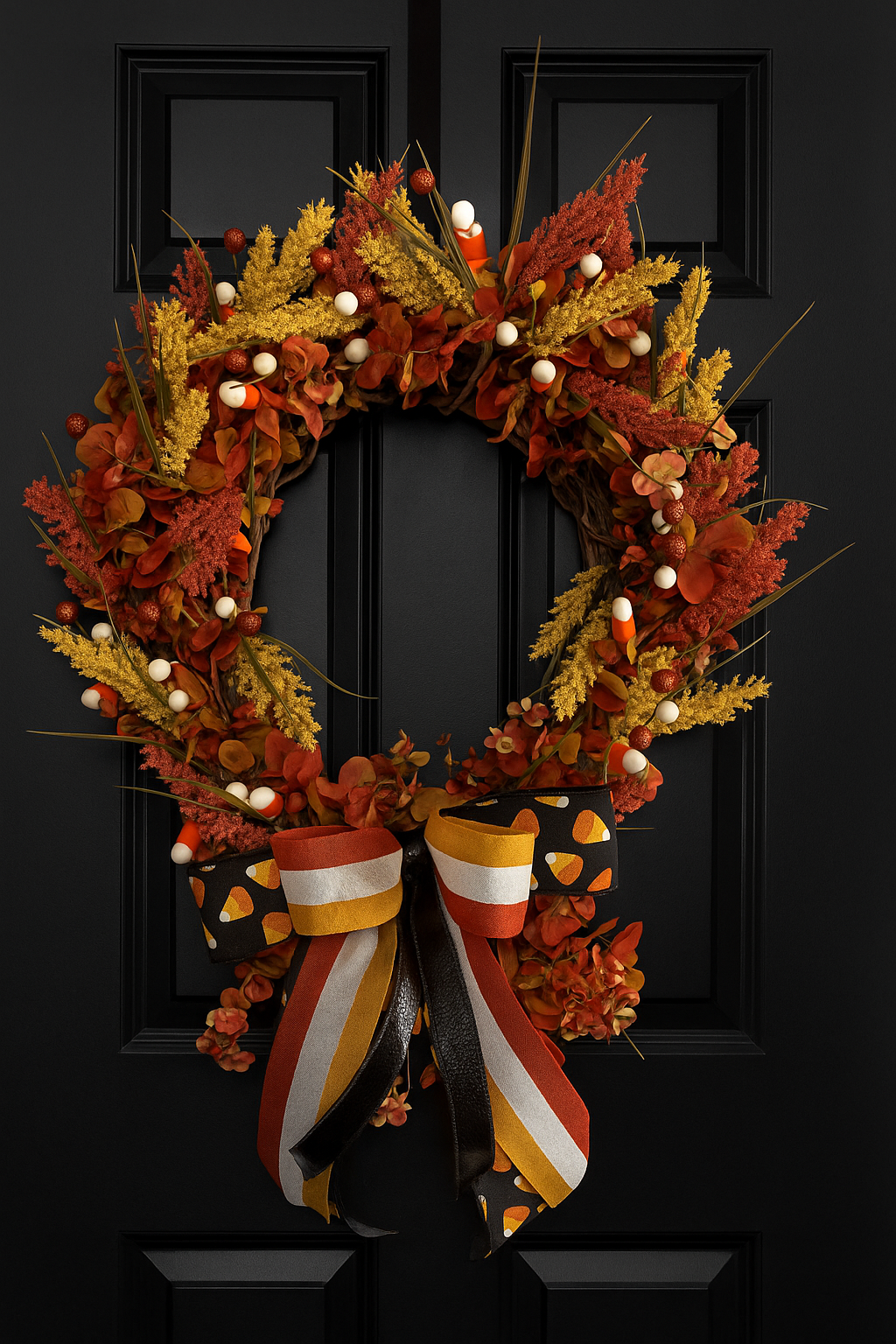 Rustic Ember Wreath