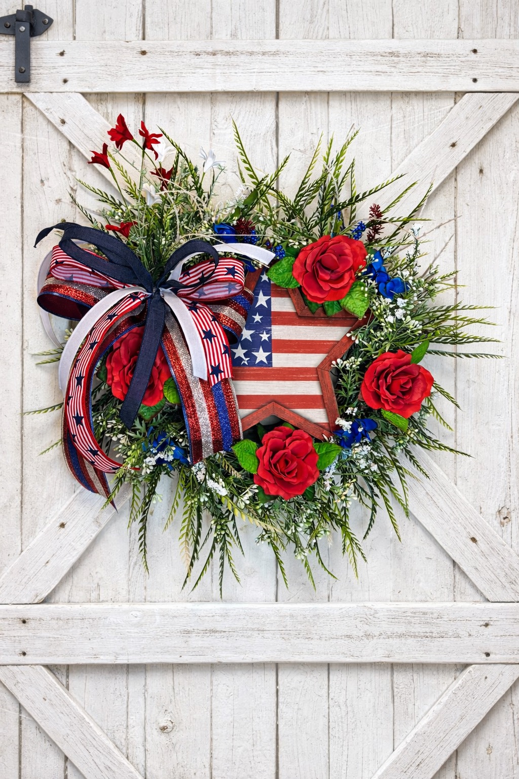Red, White & Roots Wreaths